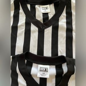 2 Referee Jerseys from Dicks Sporting Goods
